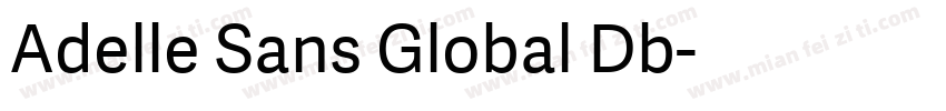 Adelle Sans Global Db字体转换
